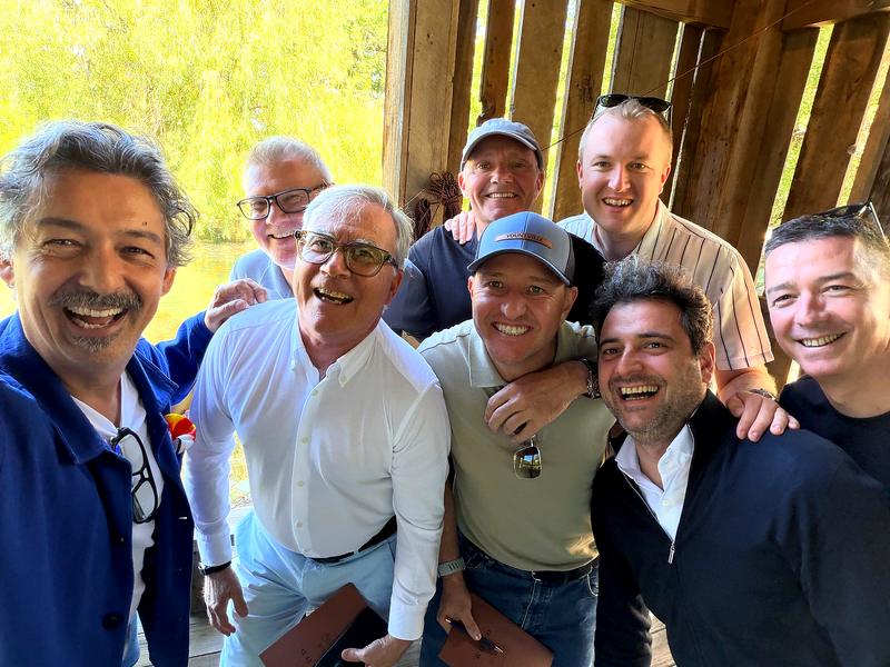 The gang at Rudd Estate · Lily Pond Pavilion · Wednesday